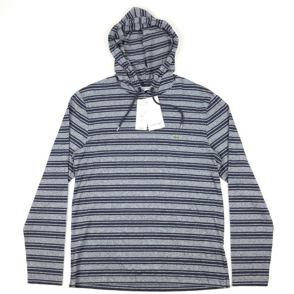 Lacoste Other - Lacoste Regular Fit Striped Lightweight Hoodie